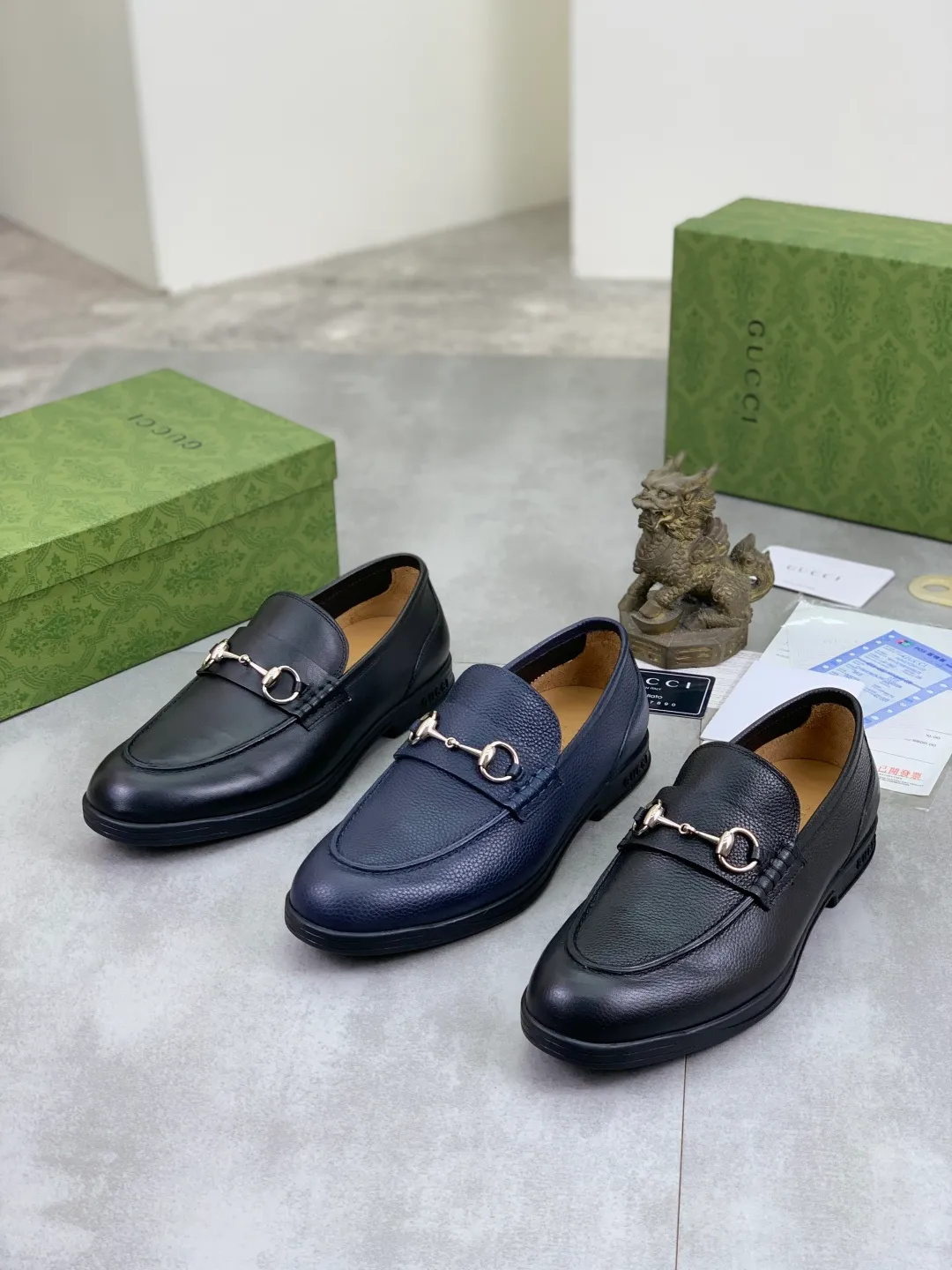 Men's men's shoes 💰P520 [New style] Water dyed cowhide 💰💎💎💎 [Gucci] GUCCI high-end classic men's formal business leather shoes, original order 1:1 authentic goods! Original imported high-end calfskin, original metal buckle, imported first-layer cowhide lining for feet, original outsole, men's shoe size: 38-44 (45 customized) Multiple colors available